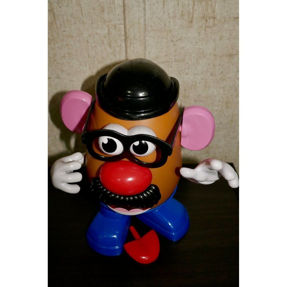 2010 Mattel Mr. Potato Head Complete With Hat, Glasses, And Mustache - Picture 2 of 6
